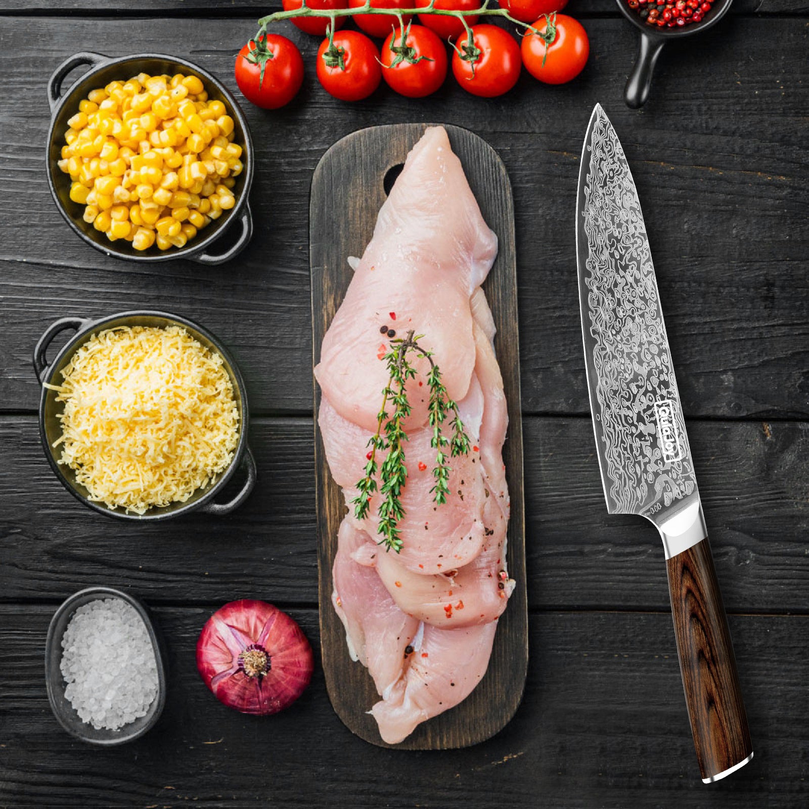 Qulajoy Japanese-Inspired Chef’s Knife