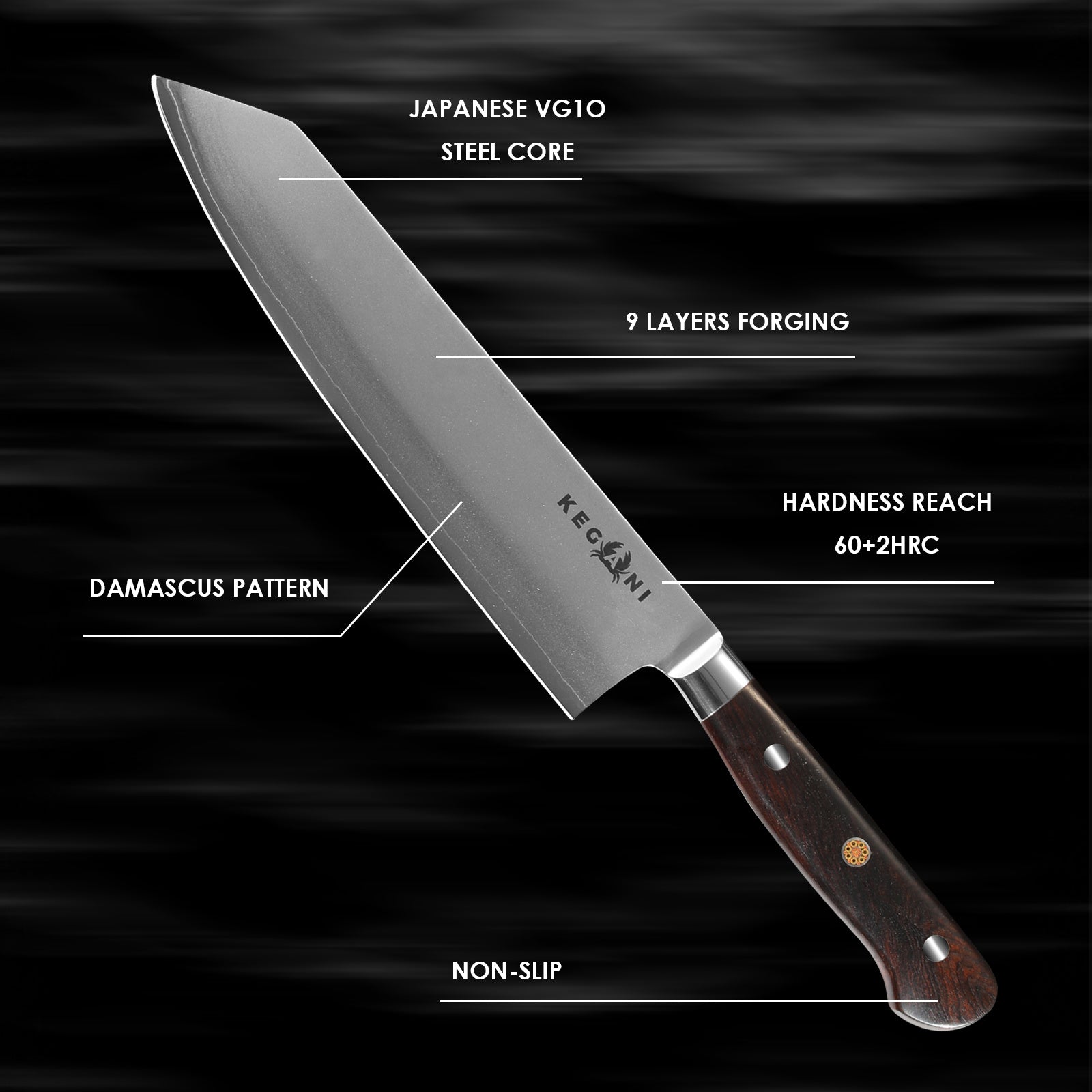 Kegani Heritage Kiritsuke Knife