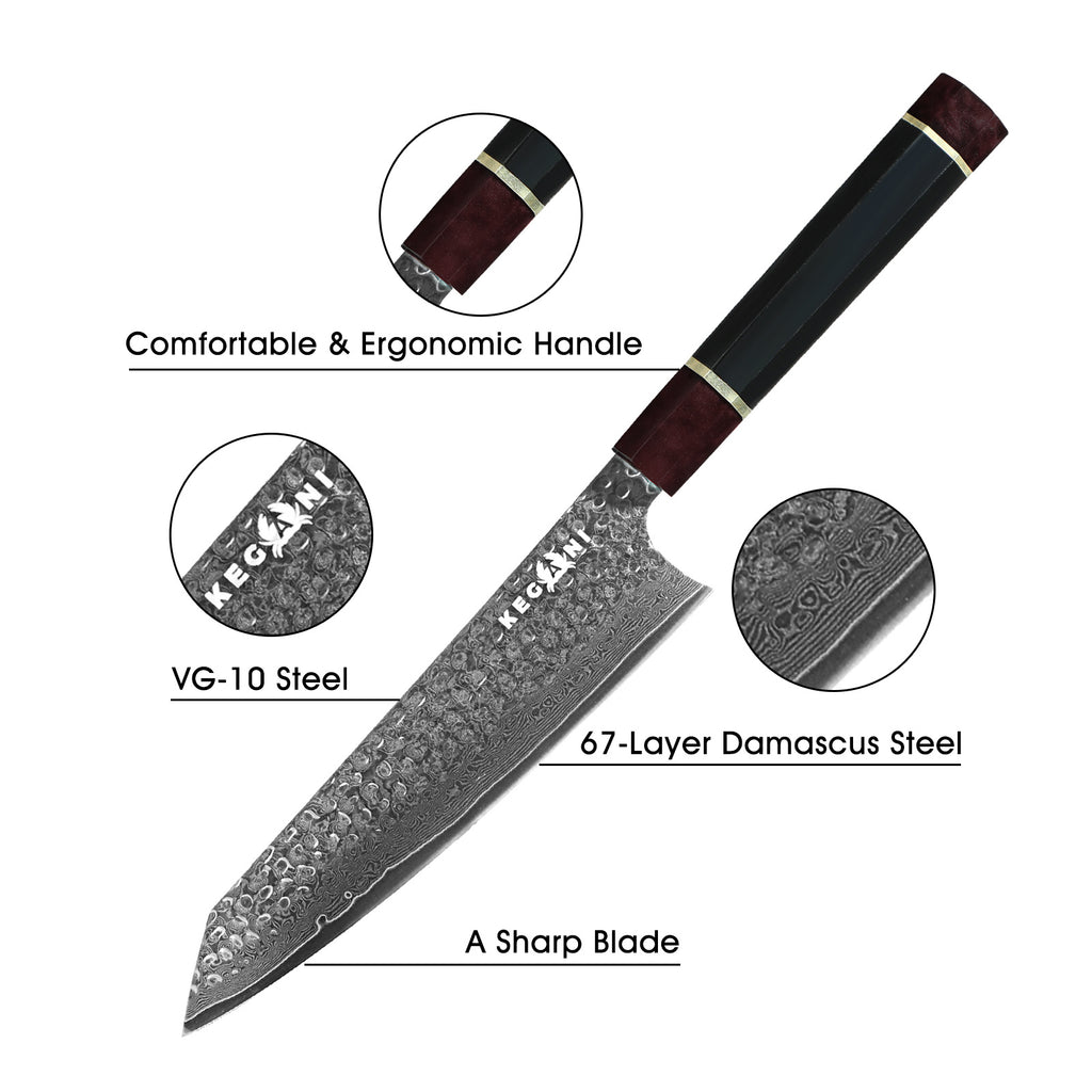 Kegani Signature Kiritsuke Chef Knife