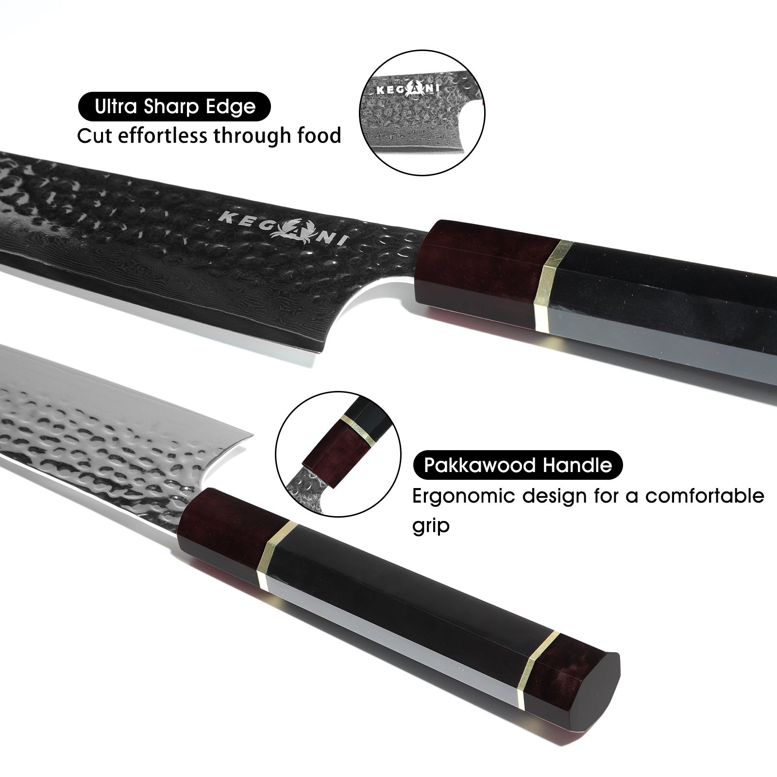 Kegani Signature Kiritsuke Chef Knife
